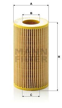 MB 203 фильтр масляный HU7181K MANN FILTER