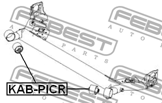 Kia Picanto 02- C/Б задней балки KAB-PICR FEBEST