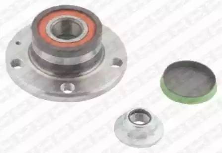 VAG Polo 06-11 Audi A2, Skoda Fabia 2 07- подшипник ступицы заднего колеса к-т R15731 NTN SNR