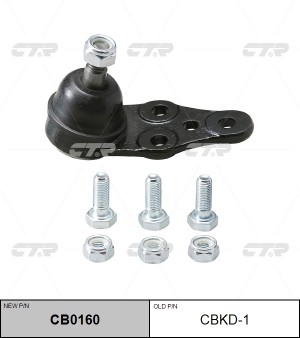 Daewoo Nexia/Espero/Lanos Шаровая опора (с крепежом) CBKD-1 CTR