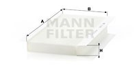 FORD FOCUS 1, TOURNEO CONNECT 02- фильтр салона CU3567 MANN FILTER