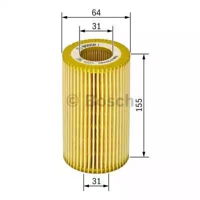 VAG AUDI A4/A5/A6/A8 2,4/2,8/3,2 FSI 05 - фильтр масляный 1 457 429 185 BOSCH