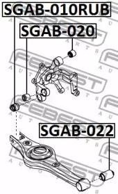 Сайлентблок заднего рычага SGAB-022 FEBEST
