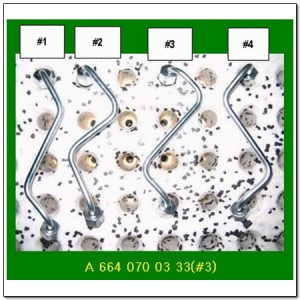 ТРУБКА ТОПЛИВНАЯ / PIPE ASSY-FUEL 6640700333 SSANG YONG