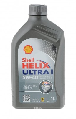 Масло моторное синтетическое SHELL HELIX Ultra 5W40 1L 550047366 SHELL