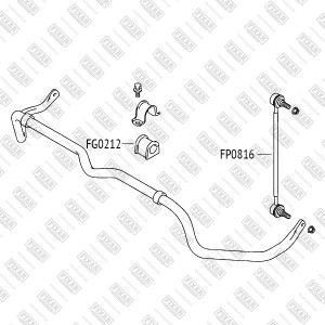 Suzuki GV с 05- втулка переднего стабилизатора FG0212 FIXAR