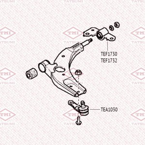 Kia Spectra ИЖ\Clarus Шаровая опора TEA1030 TATSUMI