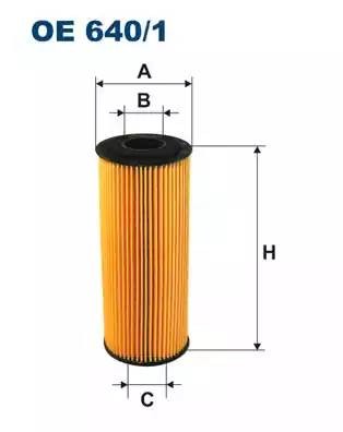 VAG дизельные моторы масляный фильтр OE6401 FILTRON