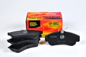 Nissan Almera (N16), Primera (P10,P11) колодки передние без  АБС         129 мм JBP0009 JUST DRIVE