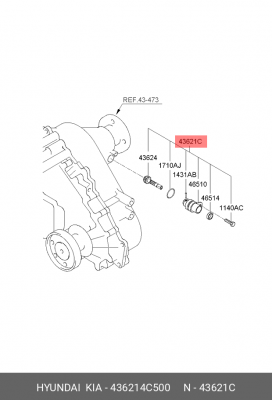 KIa Sorento Привод спидометра всборе 436214C500 HYUNDAI KIA