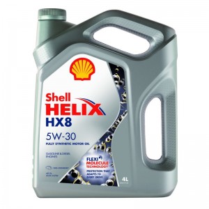 Масло моторное синтетическое SHELL HELIX HX8 5W30 4L 550046364 SHELL