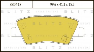 Hyundai Solaris/RIO 12-/MD/i40 11-16/i30 12-/Ceed 12- VIN/Cerato 12-/16/Actyon 1 BB0418 BLITZ