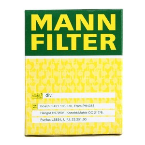 Suzuki V1.3 - 2.4L фильтр маслянный W6101 MANN FILTER
