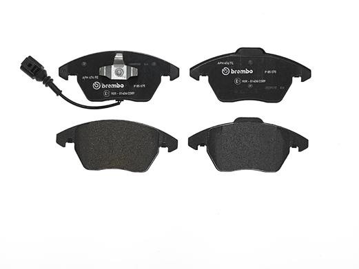Колодки тормозные (Колодки тормозные, комплект передний) P85075 BREMBO