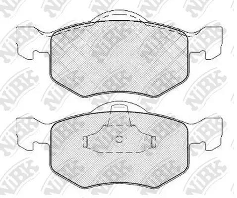 Mazda Tribute колодки передние PN5805 NIBK