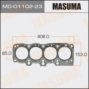 Toyota 4SFE Прокладка ГБЦ MD-01102-23 MASUMA