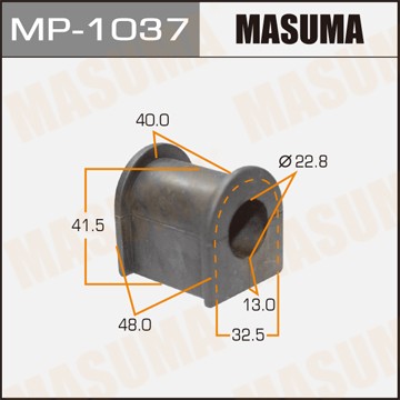 Mazda 6 GG 02-07 втулка переднего стабилизатора MP1037 MASUMA