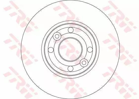 Nissan Note диск тормозной передний DF4364 TRW