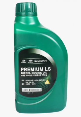Масло моторное полусинтетическое MOBIS Premium LS Diesel 5W30 1L 520000111 HYUNDAI KIA