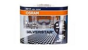 H11 55W 12V PGJ19-2 Silverstar +60% DuoBox (ком-т 2шт) 64211SV2-DUOBOX OSRAM