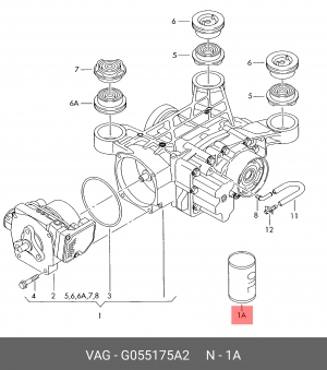 VAG Масло для муфты HALDEX G 055 175 A2 VAG