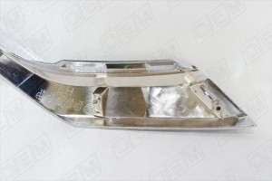 Mitsubishi Outlander 3 2015- накладка переднего бампера левая нижняя хромированн OEM1489L OEMPARTS