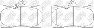 LEXUS GS350 06-12- Колодки тормозные передние PN1547 NIBK