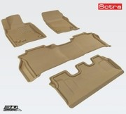 Toyota Land Cruiser 200/Lexus LX570 2007  Ковры салона бежевые Liner 3D Lux текс ST7400346 SOTRA