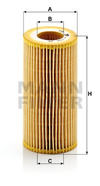 VAG Passat B6, B7, Golf 5-6-7, Jetta 05-, Octavia A5 2.0/2.5 FSI, TFSI фильтр ма HU7196X MANN FILTER
