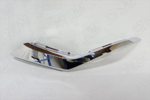 Mitsubishi Outlander 3 2015- накладка переднего бампера левая нижняя хромированн OEM1489L OEMPARTS