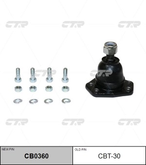 TOYOTA CROWN 87-99 шаровая опора верхняя CBT-30 CTR