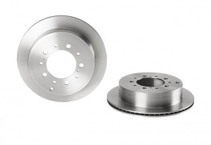 Toyota LC 200 08- диск тормозной задний 09.A967.10 BREMBO