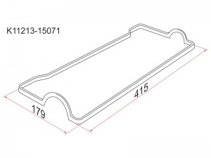 Toyota Avensis, Carina, Corolla 1.6-1.8 4AFE 92-00 прокладка клапанной крышки    K1121315071 SAT