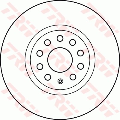 VAG Tiguan диск тормозной передний DF4464S TRW