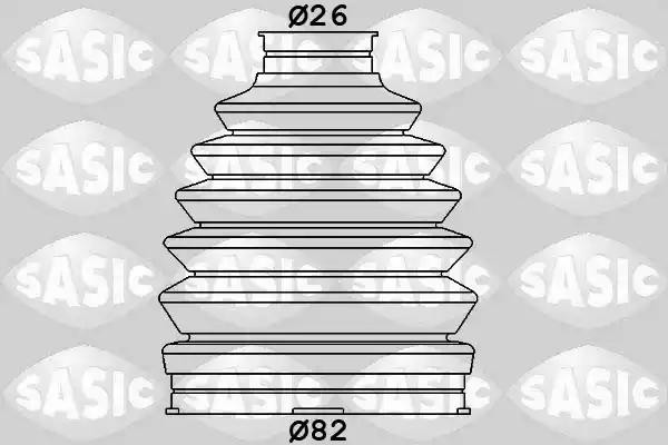 Nissan Qashqai 1.6, Mazda 6, CX-7 пыльник ШРУС наружный 26х81х110 1906063 SASIC