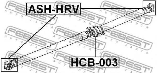 HONDA HR-V 98-05 подшипник подвесной карданного вала HCB-003 FEBEST