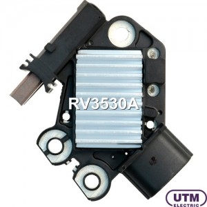 Hyundai ElantraVIN/Solaris/Rio12- регулятор напряжения ген(3 контакта) RV3530A UTM