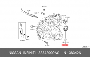 САЛЬНИК ПРИВОДА ЛЕВЫЙ / SEAL-OIL 38342-00QAG NISSAN INFINITI