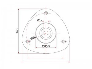 Honda HRV опора переднего амортизатора ST51920S2H004 SAT