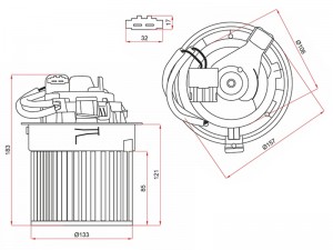 Renault Logan II (12-). Sandero 2012-, Lada Largus 2016-, Vesta мотор отопителя ST272102798R SAT