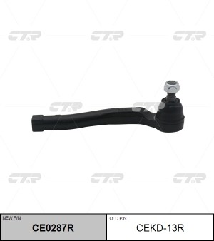 Chevrolet Aveo 04-10  Наконечник рулевой правый CE0287R CTR