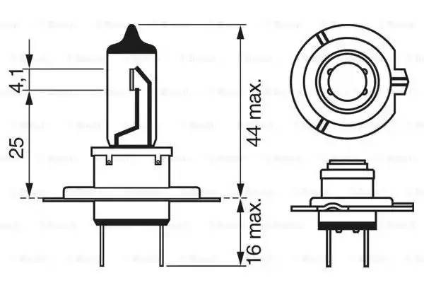 H7 55 W Longlife Daytime 1 987 302 078 BOSCH