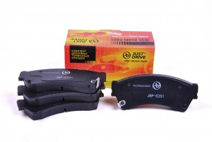 Mazda 6 GH 1.8-2.5 колодки тормозные передние 07-13 JBP0251 JUST DRIVE