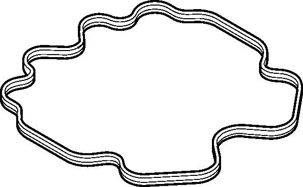 Subaru Impreza Прокладка клапанной крышки LH/RH 187.830 ELRING
