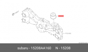 Subaru Forester/Impreza/Legacy/XV 03/12- фильтр маслянный 15208AA160 SUBARU