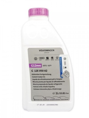АНТИФРИЗ -1Л.- G12EVO (ГОТОВАЯ СМЕСЬ -35 град.С) G 12E 050 A2 VAG