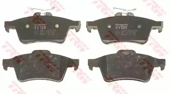 Ford Focus 2, Volvo S40 Колодки задние дисковые GDB1621 TRW
