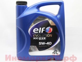 Масло моторное синтетическое ELF Evolution SXR 5W40 4L