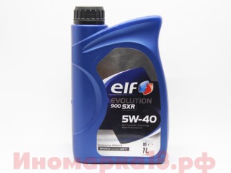 Масло моторное синтетическое ELF Evolution SXR 5W40 1L