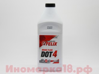 Тормозная жидкость FELIX DOT4  0.910L